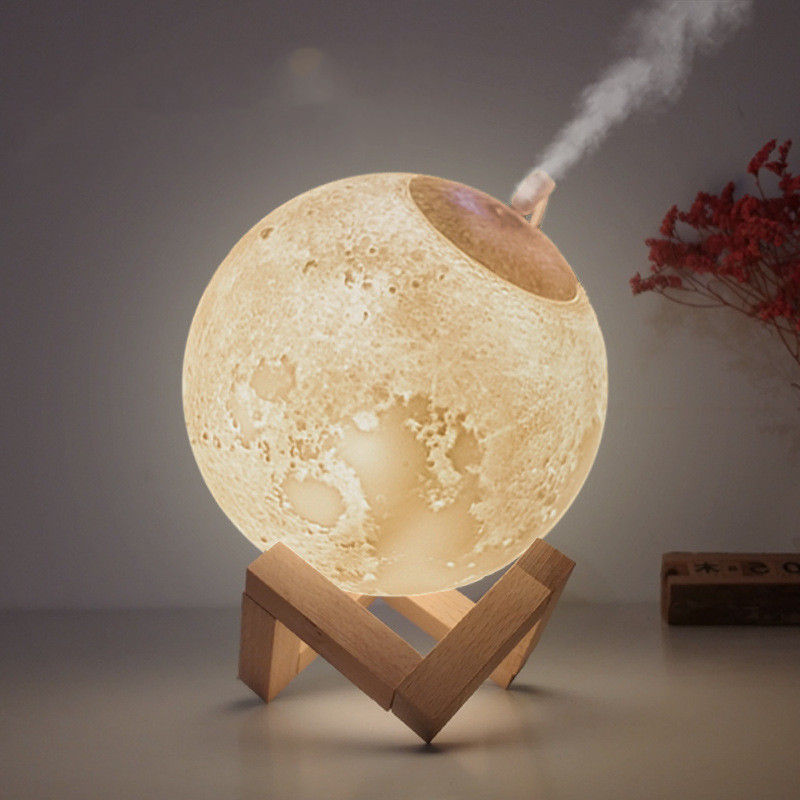 Humidifier aromatherapy moon night light
