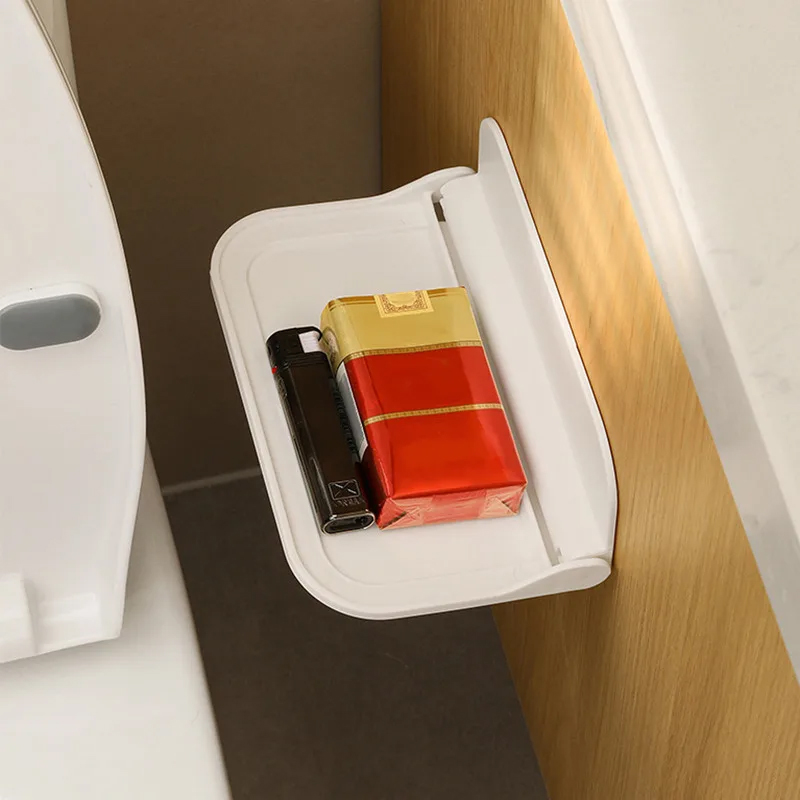 Foldable Floating Shelf Wall Mounted Display Shelves Bathroom — image 12