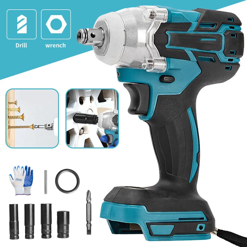 For 18V Cordless Impact Wrench, Brushless Screwdriver