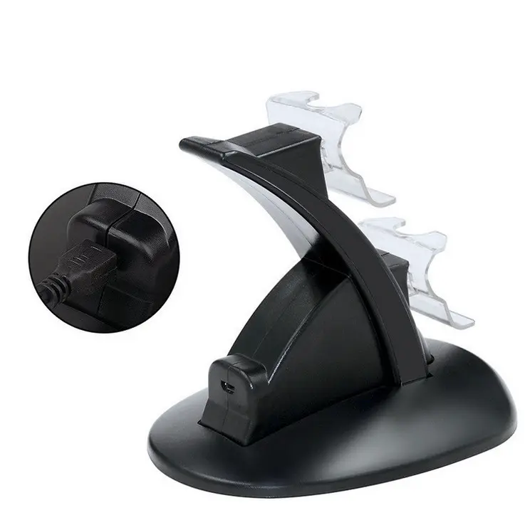 Plastic Gamepad Two-seater Controller Charger