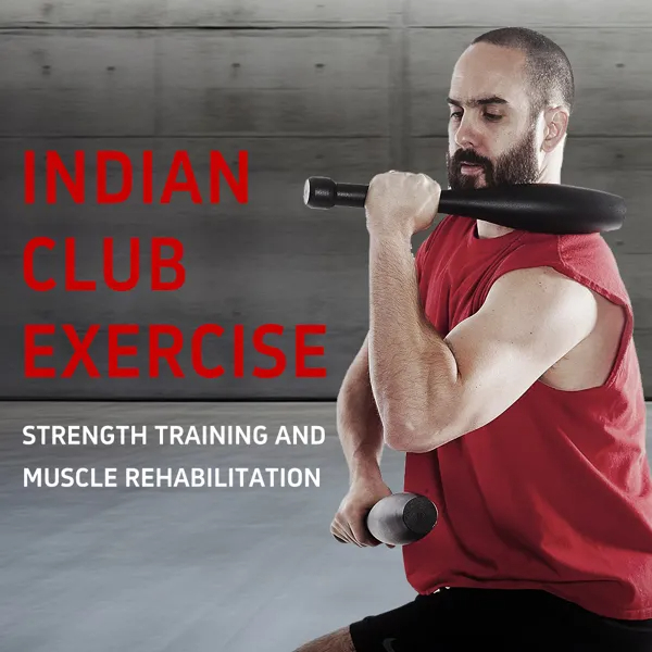 15LB Indian Club, Exercise Bat, Iron Club Bell For Strength Training And Muscle Rehabilitation