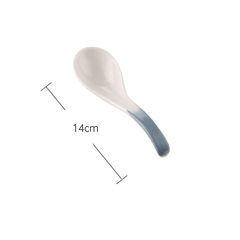 Reticulated small soup spoon