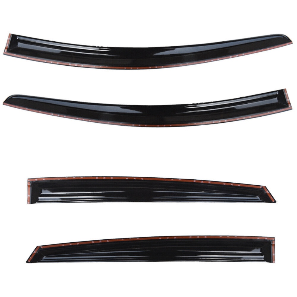 For 2012-2016 Ford Focus 4 DOOR HATCHBACK ST WAVY 3D STYLE WINDOW VISOR SHADE