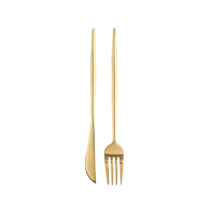 Gold Knives Forks