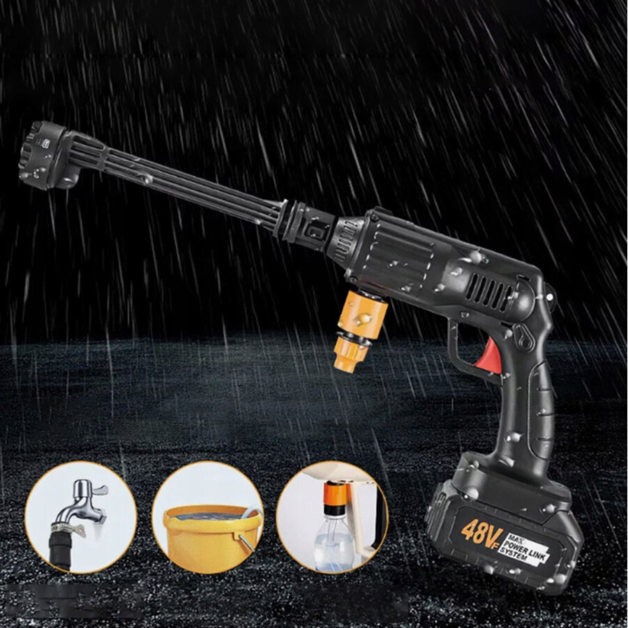 Cordless Car Washer 2 Battery With Box High Pressure Jet Water Cleaner — image 4