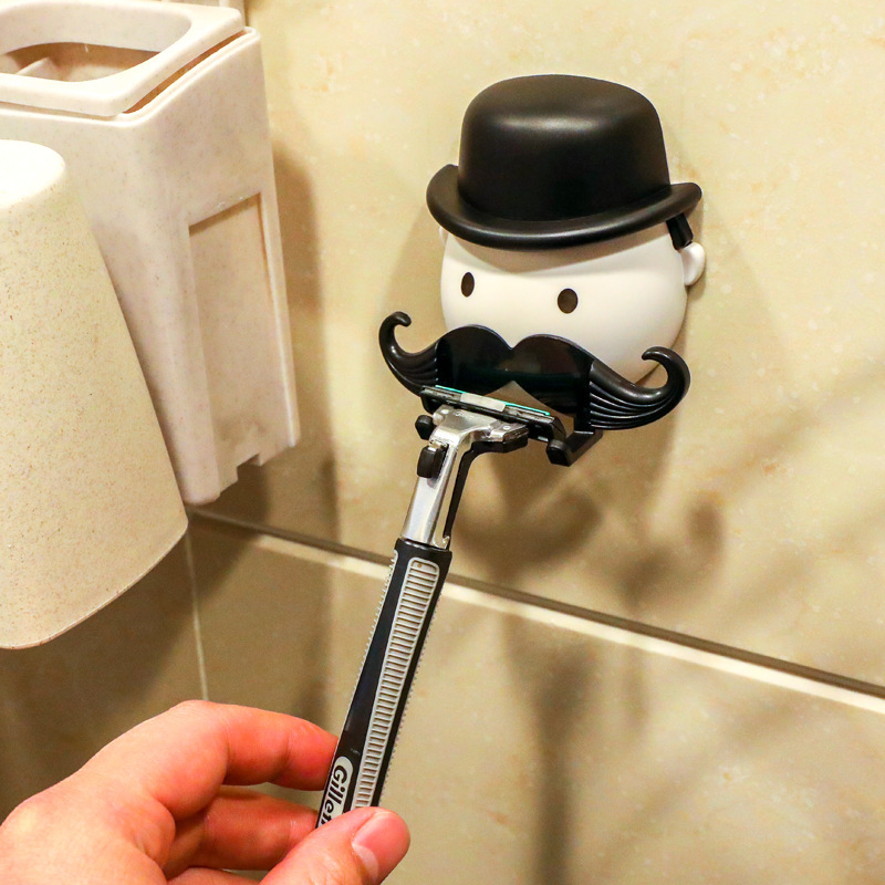 Punch-free Beard Shaver Holder Wall Hanging - Image 2