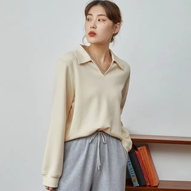 Single bundle Large size Sweater Female Autumn Type Beige - Shop at LoveMi