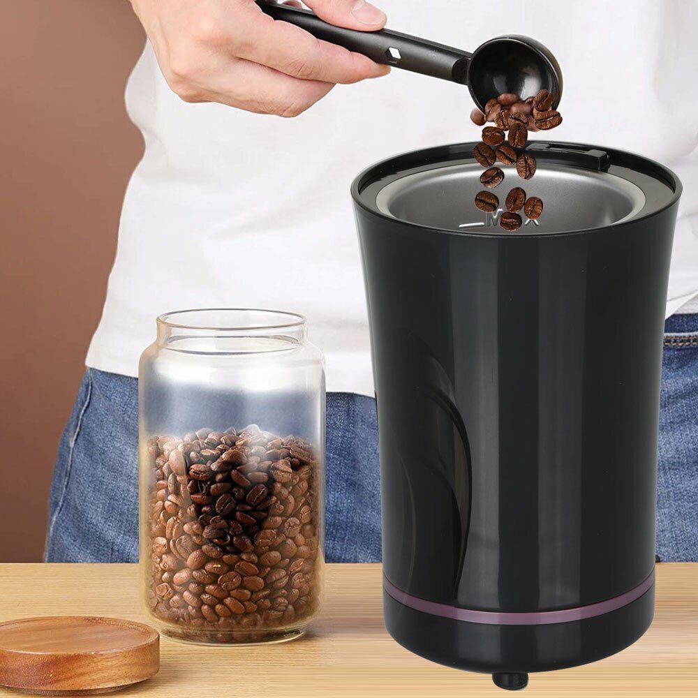 Electric Coffee Grinder, Matte Blade Mill For Coffee Bean Nut Spice Grinding