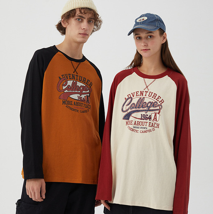 Raglan Sleeve Printed T Shirt