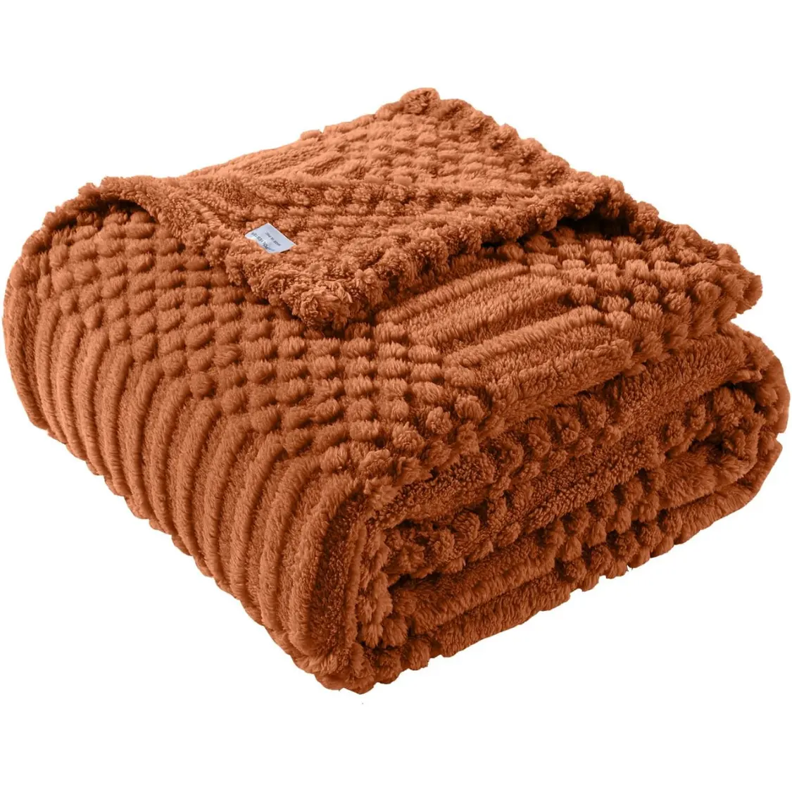 Rust Throw Blanket - Soft & Fluffy