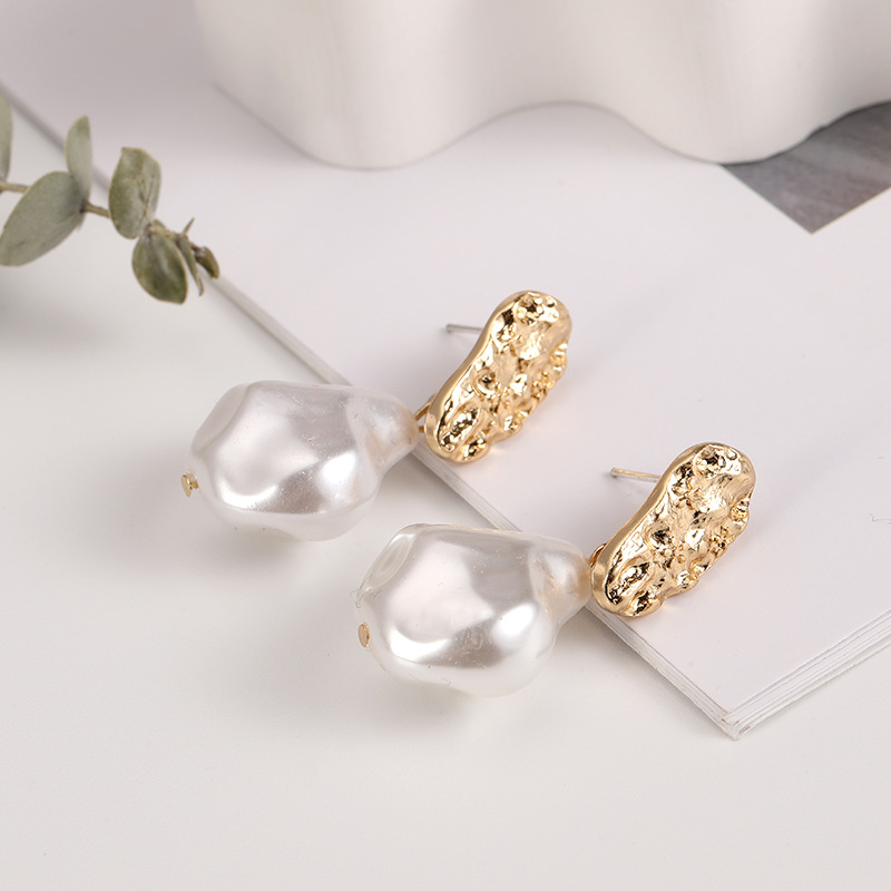 Vintage Detachable Baroque Pearl Earrings