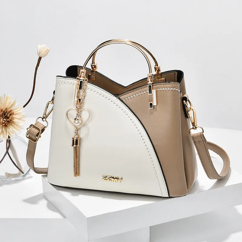 Handbag Large Capacity Fashion One Shoulder Messenger - Khaki