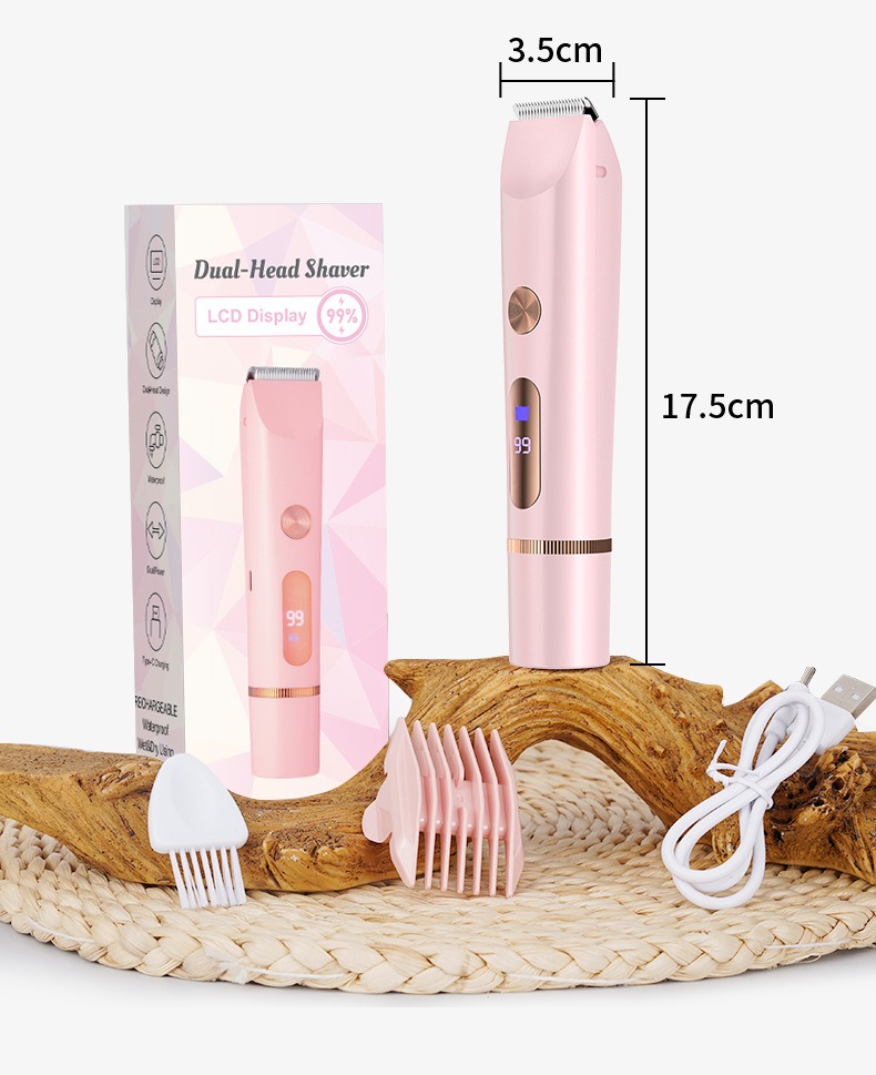 Women's Hair Trimmer, Baby Hair Clipper, Women's Pubic Hair Trimmer, Hair Removal Device, Dry And Wet Use — foto 4