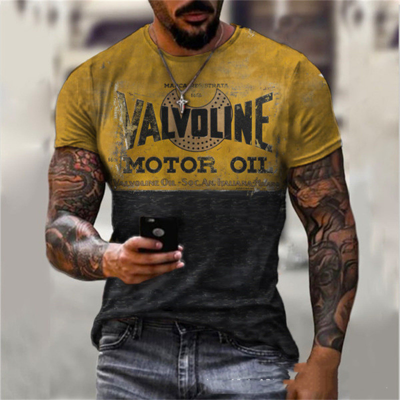 Title 2, Camiseta Casual para Hombre con Estampado Digit...