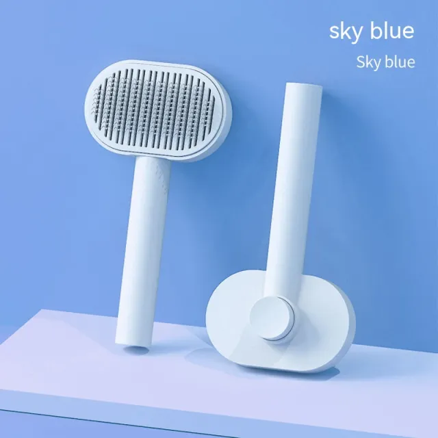 Cat Hair Floating Comb Brush Pet Sky Blue - Shop at LoveMi