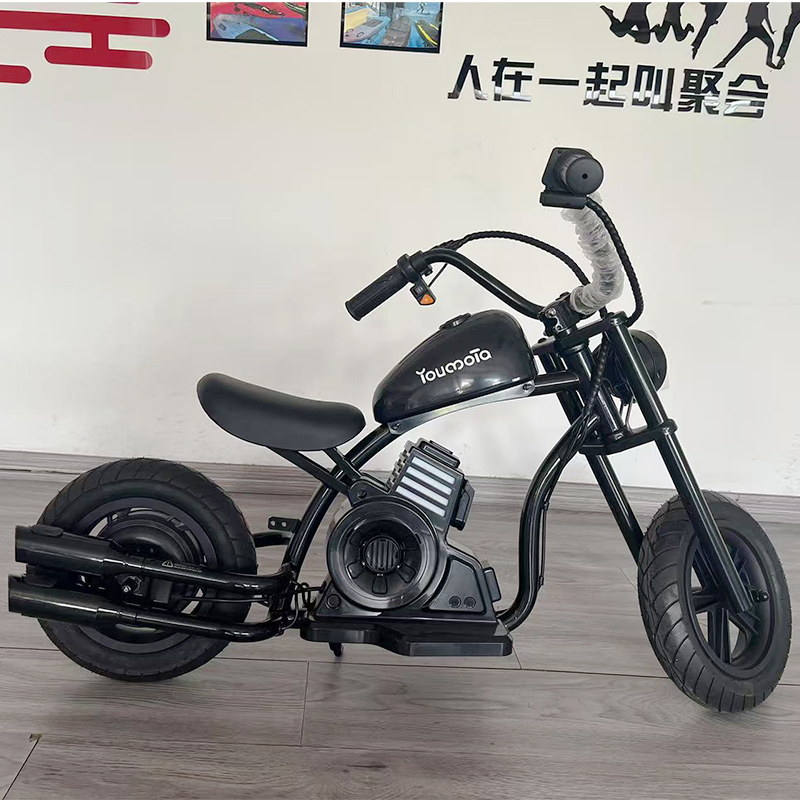 18V Kids Electric Motorcycle 3-Speed Ride On Bike w/ LED Headlight | Steel Frame
