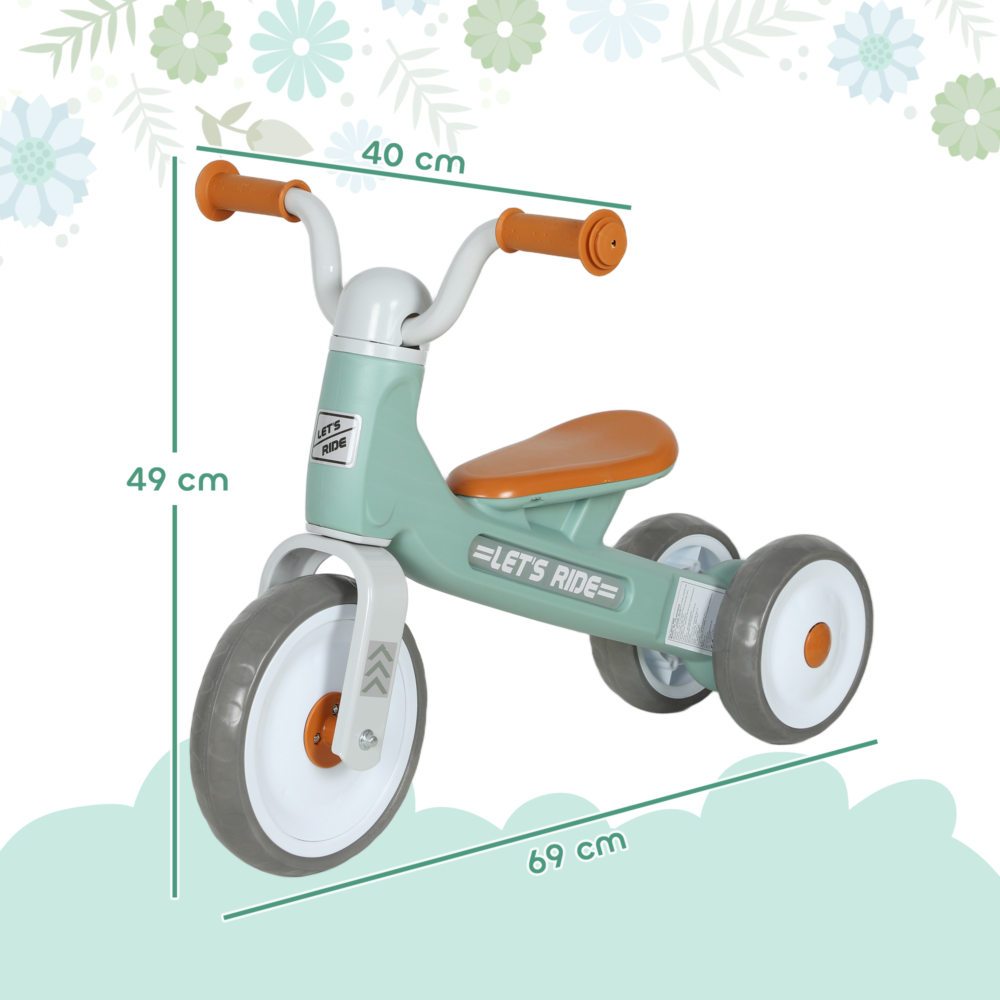 Pedeless Toddler Balance Bike, 3 Silent Wheels, Suitable For Boys And Girls — image 11