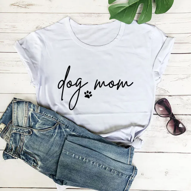 Mother's Day Round Neck Short Sleeve T Shirt White - Shop at LoveMi
