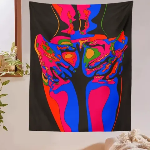 Rock Style Tapestry Fantasy Color Hanging Cloth