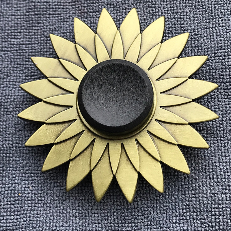 Bronze Metal Fingers Fingertip Spinning Top (GT14)