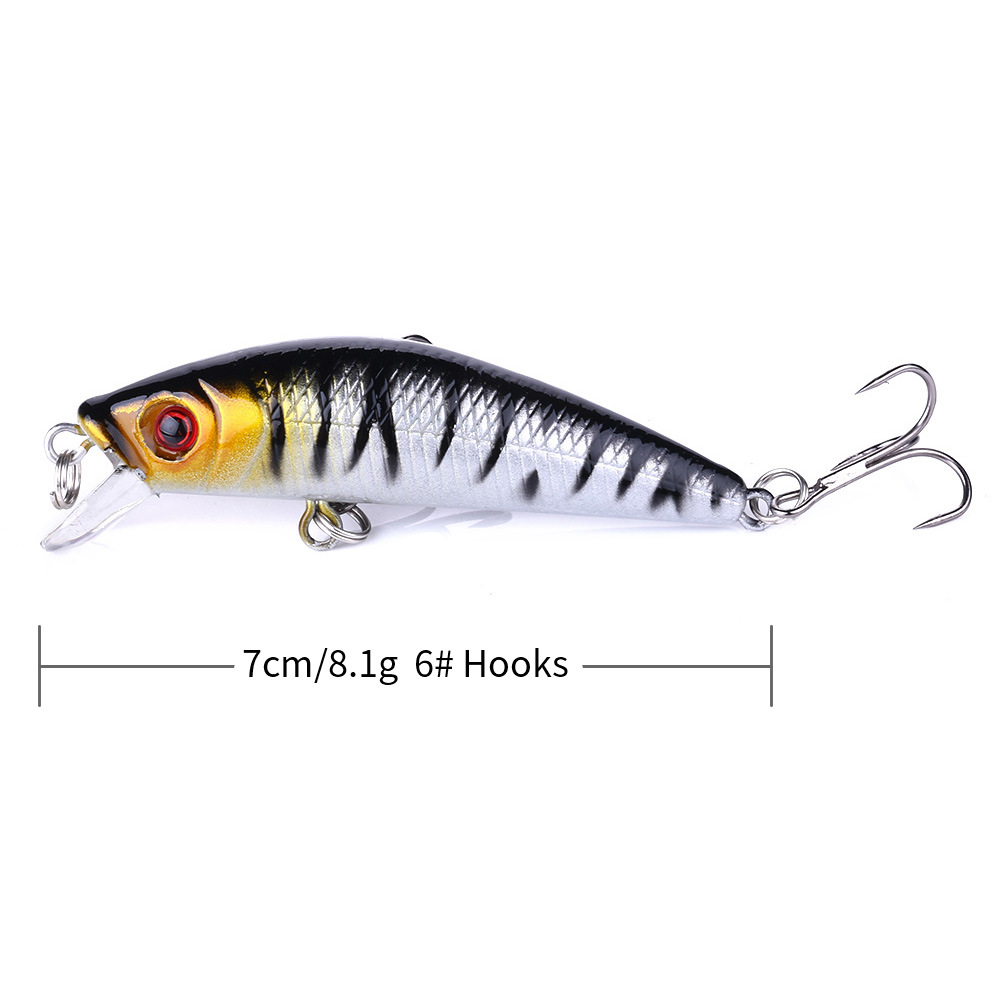 Title 3, Outdoor Fishing Gear Mino Lure 7cm Sea Fishing ...