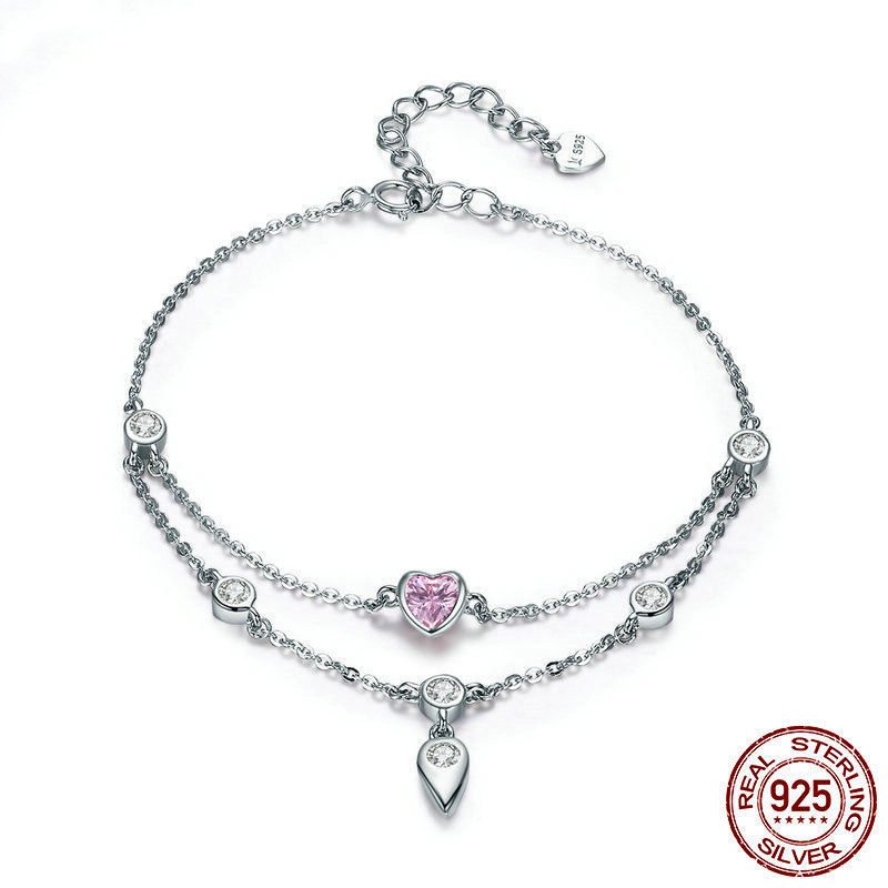 Fashion Bracelet Ladies Sweetheart Inlaid