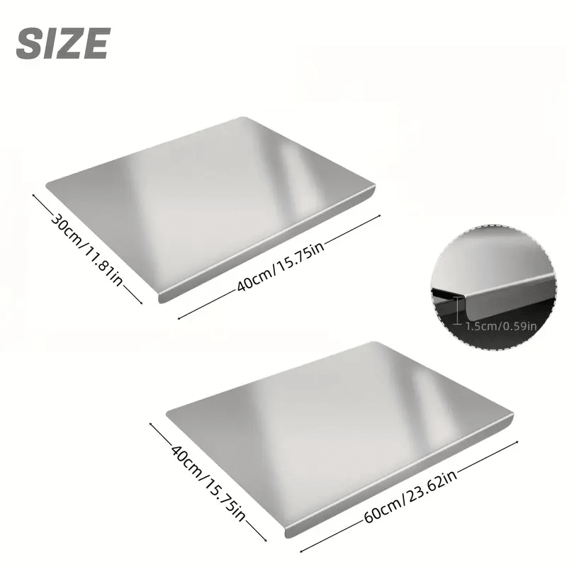 Stainless Steel Over-Sink Cutting Board