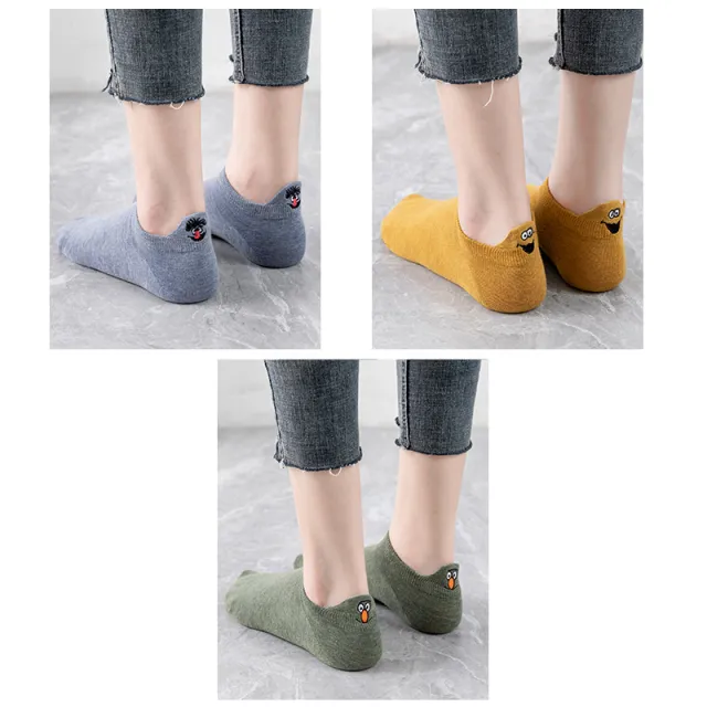 Socks Women's Socks Shallow Mouth Cotton Boat Socks Couples Mid tube Low 5Style Onesize - Shop at LoveMi