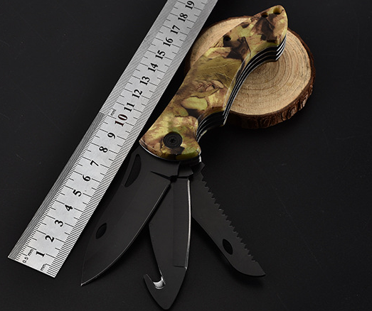 Title 5, Three-cut Multifunctional Outdoor Folding Knife