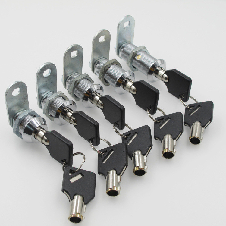 Title 3, Thickened Cylinder Key Cam Lock Zinc Alloy File...