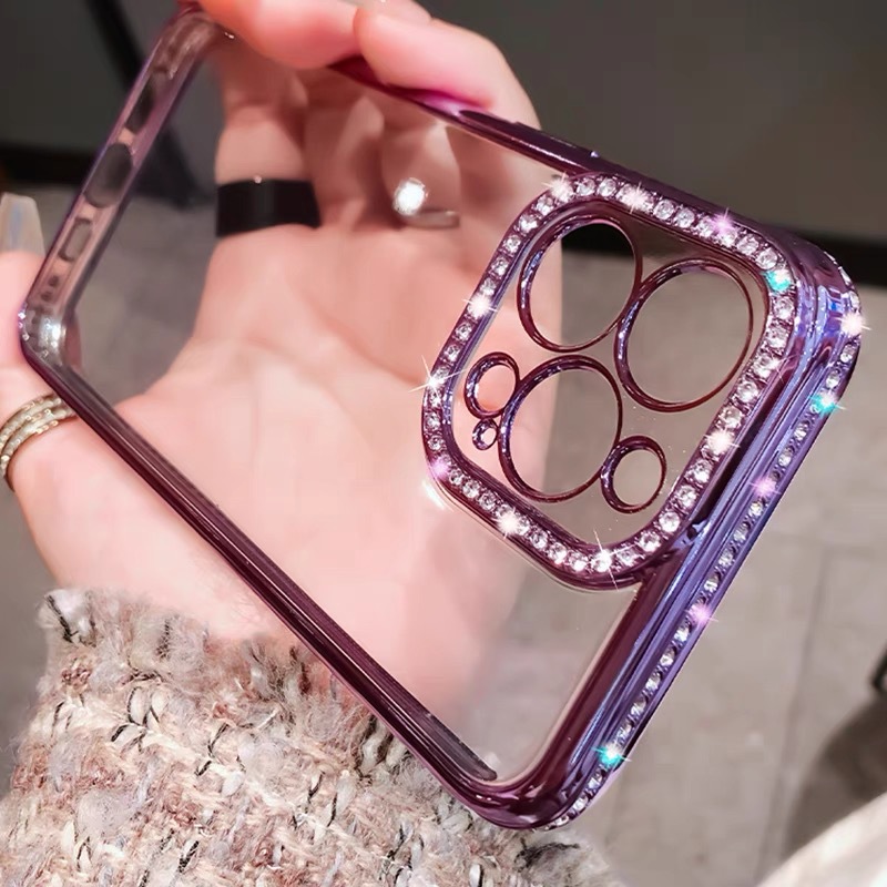 Rhinestone All-inclusive Anti-fall Mobile Phone Case - Image 3