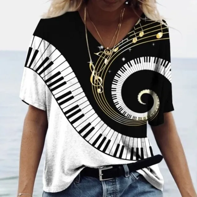Women's Loose Multifunctional Short Sleeve Rs233141023 3Xl - Shop at LoveMi