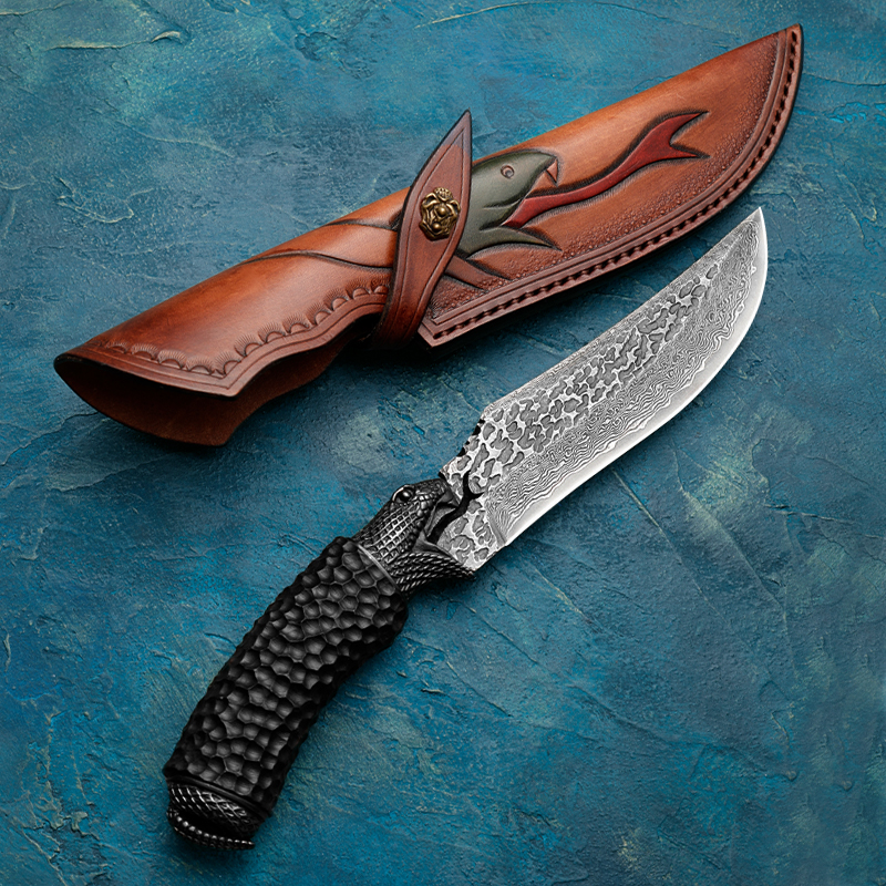 Title 3, Damascus Steel Handmade High Hardness Outdoor W...