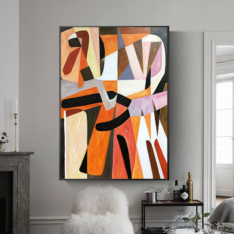 Title 2, Oil Painting Hand Painted Abstract Hallway Deco...