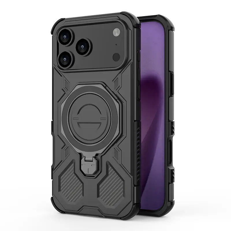 For I Phone 17 Pro Case Phone Cover Shockproof Kickstand Rugged Magnetic