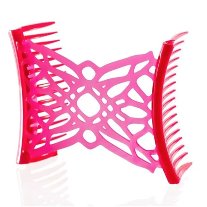 Hairdressing Comb Butterfly Stretch Magic Variety Hairpin - Red
