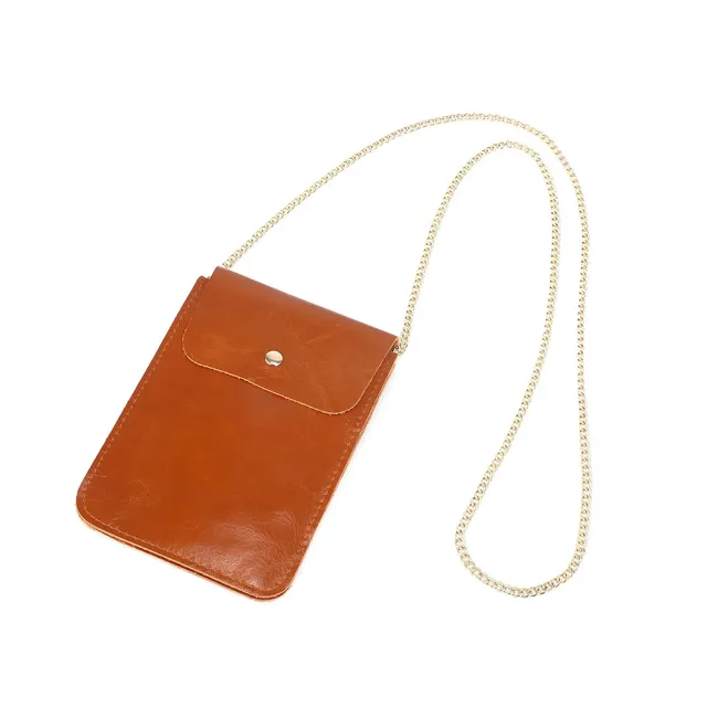 Women's Fashionable And Versatile Head Layer Cowhide Clutch Bag Yellow - Shop at LoveMi