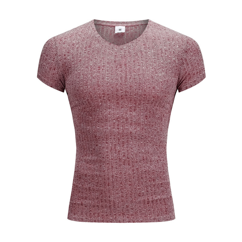 Title 10, Heren casual sport T-shirt met V-hals en korte ...