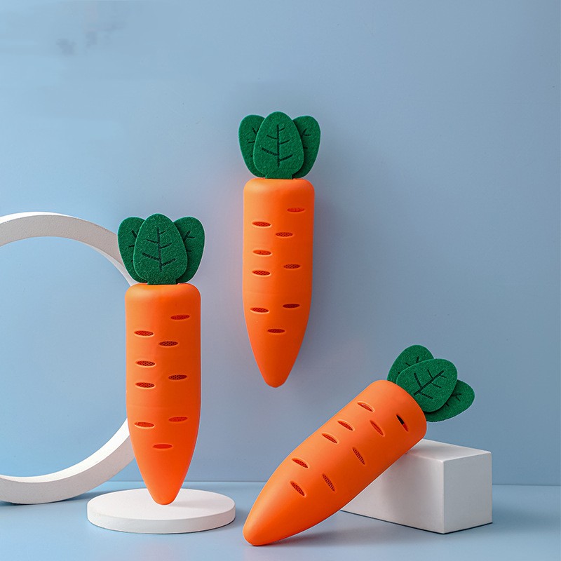 Cute Carrot Modeling Refrigerator Deodorizer Box Freezer Deodorizer Activated Carbon Bamboo Charcoal Pack