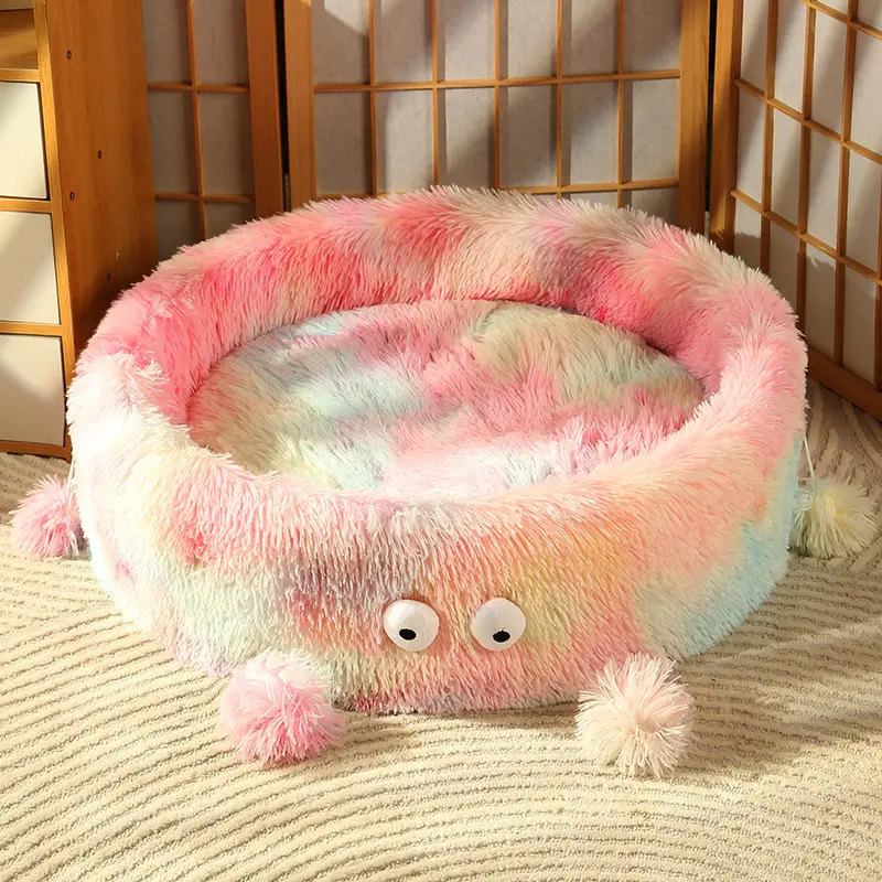 Winter Warm Cute Eye Small Monster Cat
