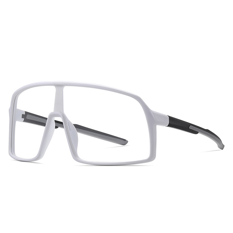 Mens Fashion Simple One Piece Large Frame Sunglasses - Image 9