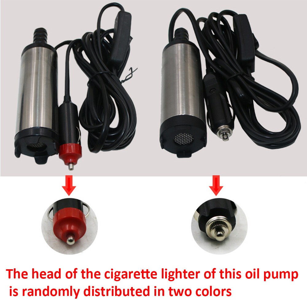 38mm D Iesel Fuel Pump DC 12V Transfer Water Oil Fluid Refuelling Tool — image 7