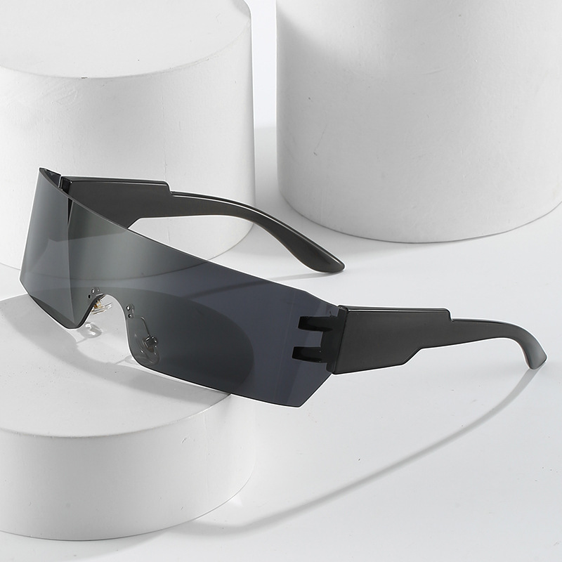 New Rimless Trendy Colorful Reflective Sunglasses - Image 8