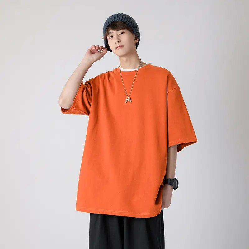 Pure Color Casual Five-point Short Sleeve