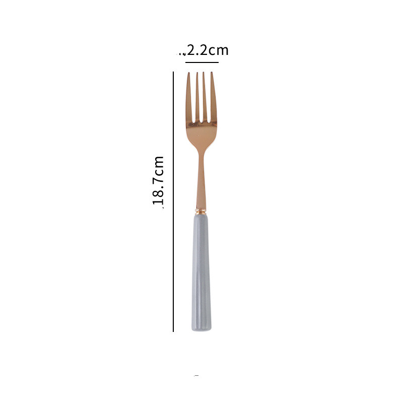 Grey dinner fork