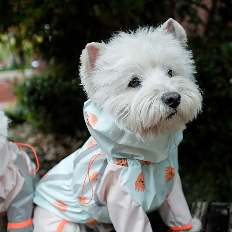 Pet Four-legged Raincoat Full Package