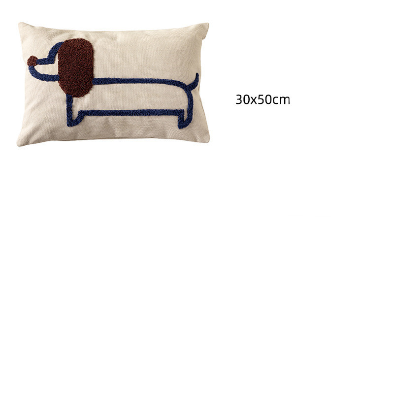 Title 5, Simple Home Canvas Embroidered Pillowcase