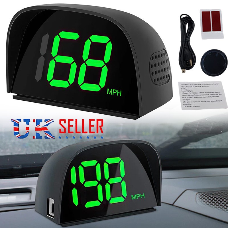Car Speedometer Digital GPS Speed O MPH HUD Head Up Display — image 11