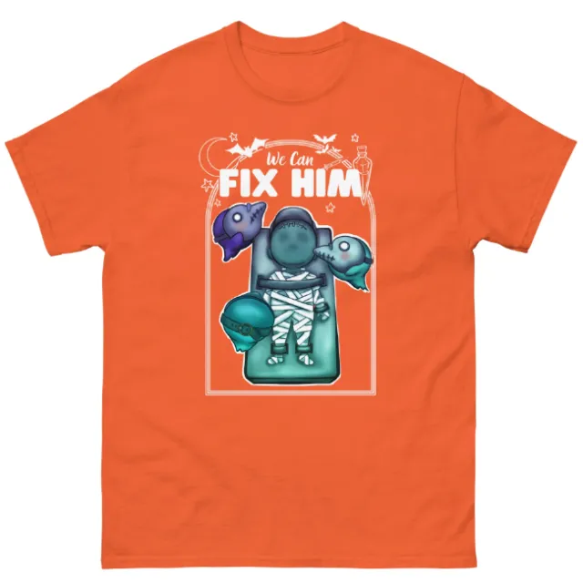 European And American Frankenstein Jim Classic T shirt Orange - Shop at LoveMi