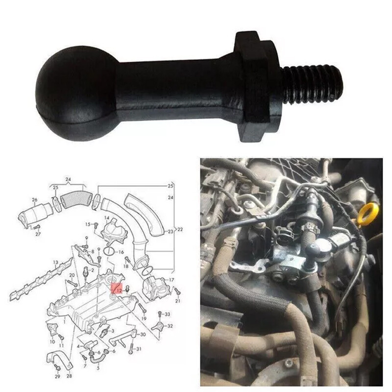 2 PCS Engine Cover Mounting Peg Bolt FOR Skoda A Udi VW CADDY-MK3 1.6 2.0 TDI — image 5